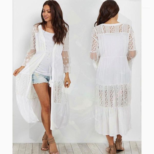 plus size cover up dresses for the summer beach dress swimwear ups beachwear pareos de playa mujer womens tunic wear1, White;black 
plus size cover up dresses for the summer beach dress swimwear ups beachwear pareos de playa mujer womens tunic wear1, White;black