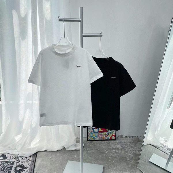 summer new embroidered letter arrow printed cotton 21s short sleeve t-shirt for lovers, Gray 
summer new embroidered letter arrow printed cotton 21s short sleeve t-shirt for lovers, Gray