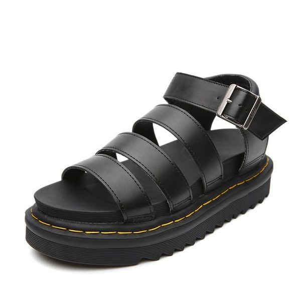 sandals women's summer thick-soled increased open-toed buckle flat casual shoes beach, Black
sandals women's summer thick-soled increased open-toed buckle flat casual shoes beach, Black
