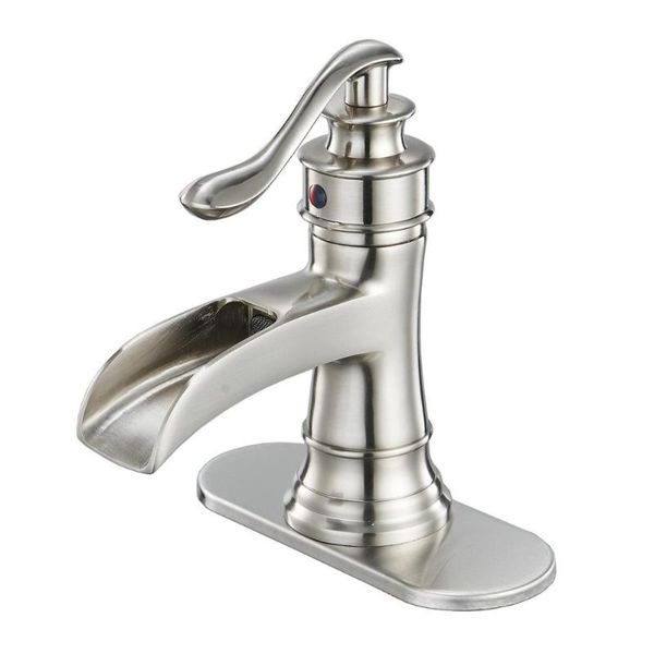 bathroom sink faucets brushed nickel single handle faucet waterfall hole rod
bathroom sink faucets brushed nickel single handle faucet waterfall hole rod