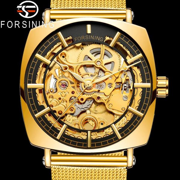 wristwatches forsining automatic mechanical men wristwatch military army sport male clock gold skeleton man watch 8153, Slivery;brown
wristwatches forsining automatic mechanical men wristwatch military army sport male clock gold skeleton man watch 8153, Slivery;brown
