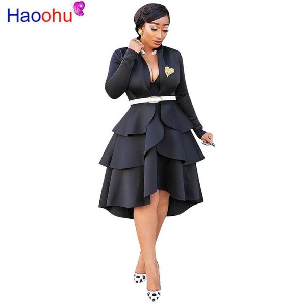 casual dresses ascading ruffle elegant party dress women deep v-neck slim fitted knee-leng autumn winter long sleeve solid ladies, Black;gray
casual dresses ascading ruffle elegant party dress women deep v-neck slim fitted knee-leng autumn winter long sleeve solid ladies, Black;gray