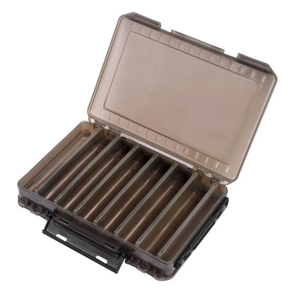 double sided plastic fishing lure box 14 compartments bait boxes storage tackle accessories
double sided plastic fishing lure box 14 compartments bait boxes storage tackle accessories