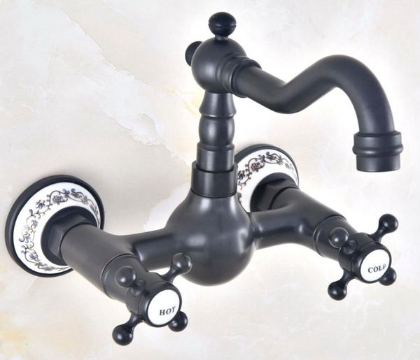 bathroom sink faucets black oil rubbed antique brass kitchen basin faucet mixer tap swivel spout wall mounted dual cross handles mnf473
bathroom sink faucets black oil rubbed antique brass kitchen basin faucet mixer tap swivel spout wall mounted dual cross handles mnf473