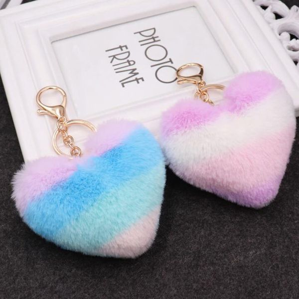 20pcs/lot accessories assorted colors heart shape keychains plush key ring for girls bag ornament, Silver
20pcs/lot accessories assorted colors heart shape keychains plush key ring for girls bag ornament, Silver