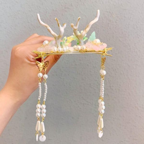 hair accessories 1pair girls chinese tradditonal style christmas antlers clips sweet clip headband hairpin fashion, Slivery;white
hair accessories 1pair girls chinese tradditonal style christmas antlers clips sweet clip headband hairpin fashion, Slivery;white