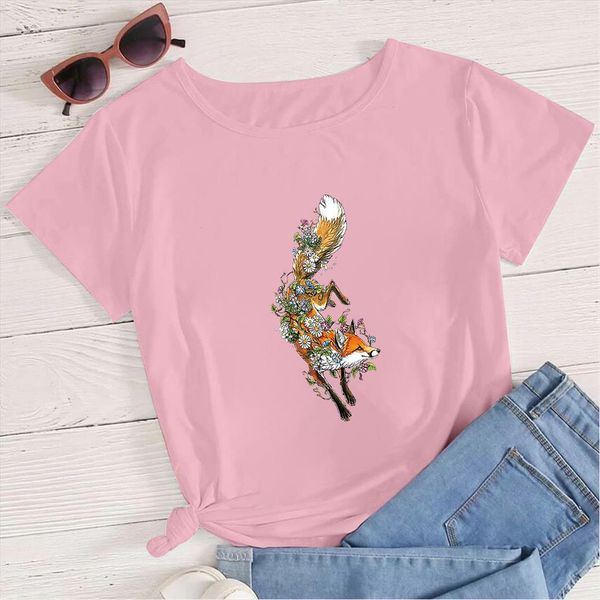 fox clothes creative streetwear dri womens t shirt under summer selling flower, White
fox clothes creative streetwear dri womens t shirt under summer selling flower, White