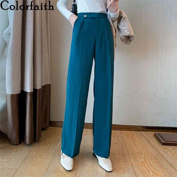 colorfaith new spring autumn women pants high waist straight pockets formal elegant wide leg ankle-length trousers p342 210413, Black;white
colorfaith new spring autumn women pants high waist straight pockets formal elegant wide leg ankle-length trousers p342 210413, Black;white