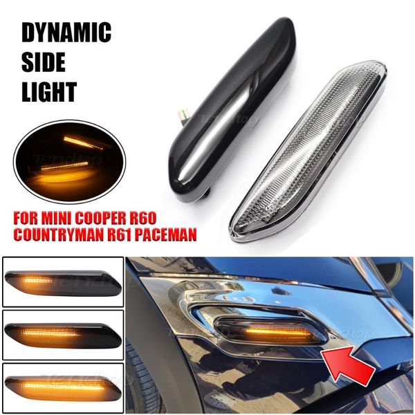 emergency lights dynamic led side marker lamp water blinker turn signal light facelift car assessories for mini cooper r60 countryman r61 pa
emergency lights dynamic led side marker lamp water blinker turn signal light facelift car assessories for mini cooper r60 countryman r61 pa