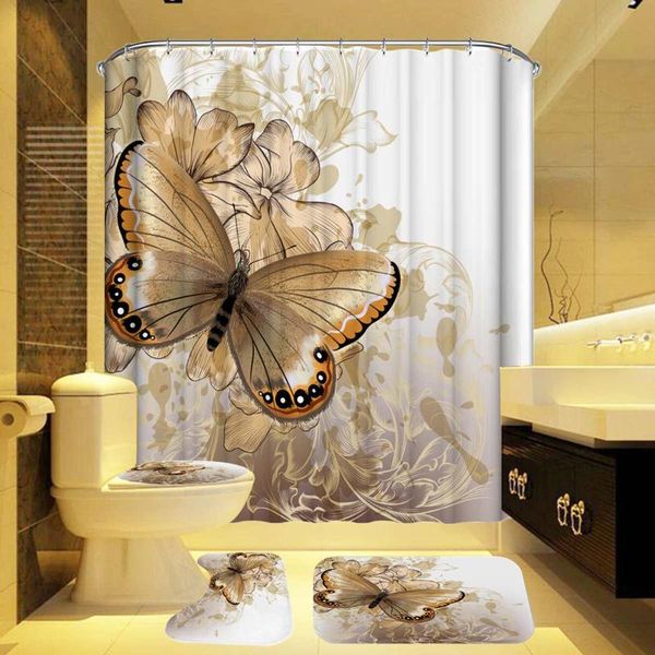 shower curtains waterproof butterfly bath curtain polyester bathroom rugs non-slip mat set kitchen carpet
shower curtains waterproof butterfly bath curtain polyester bathroom rugs non-slip mat set kitchen carpet