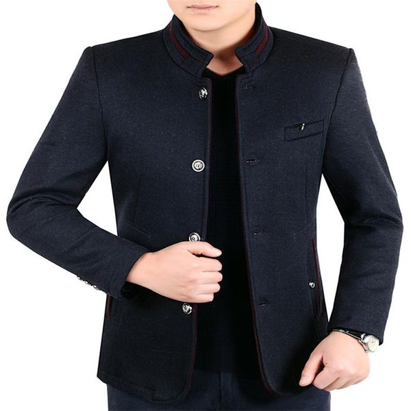 men's wool & blends winter coat men leisure long woolen coats pure color business casual fashion jackets overcoat outwear, Black
men's wool & blends winter coat men leisure long woolen coats pure color business casual fashion jackets overcoat outwear, Black