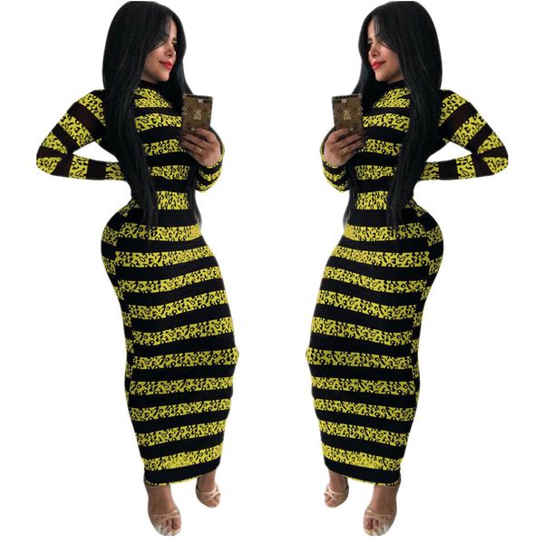 dress dressed maxi striped thin sleeve pencil for woman autumn clothes big, Black;gray
dress dressed maxi striped thin sleeve pencil for woman autumn clothes big, Black;gray