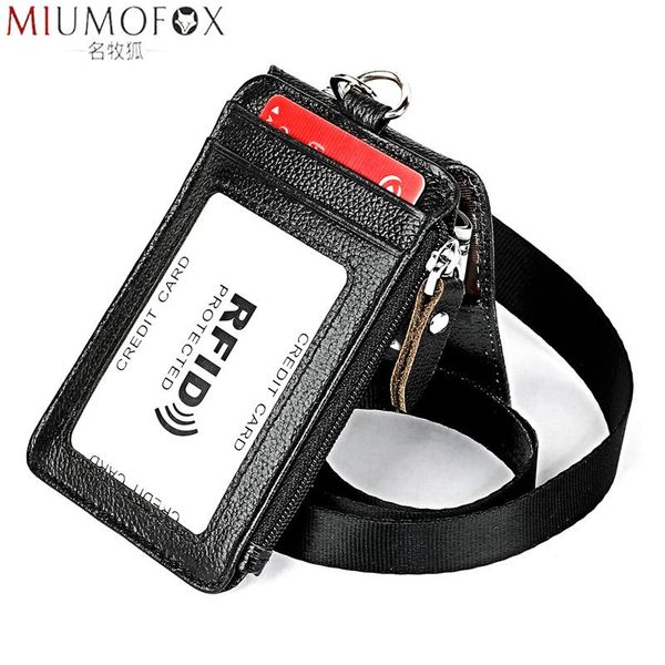 card holders genuine leather business id/badge holder case lanyard purse with neck strap band name tag id chest work pass, Brown;gray
card holders genuine leather business id/badge holder case lanyard purse with neck strap band name tag id chest work pass, Brown;gray