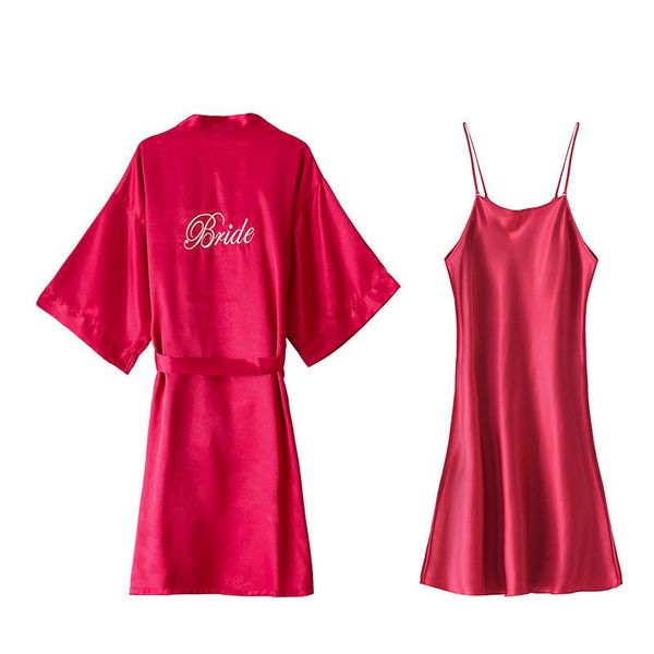 women's sleepwear womens summer nighty suit red bride kimono robe gown set short sleeve bathrobe wedding strap nightgown, Black;red
women's sleepwear womens summer nighty suit red bride kimono robe gown set short sleeve bathrobe wedding strap nightgown, Black;red