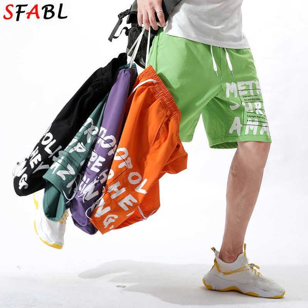 sfabl men's summer shorts youthful trend casual breathable black boardshorts homme classic brand beach short pants 210714, White;black
sfabl men's summer shorts youthful trend casual breathable black boardshorts homme classic brand beach short pants 210714, White;black