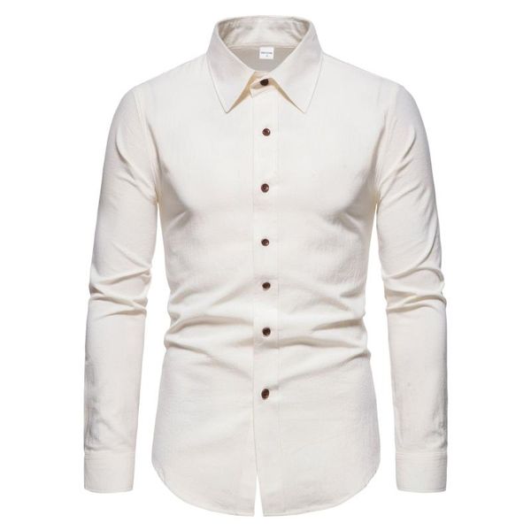 men's casual shirts parklees 2021 autumn cotton linen white shirt men long sleeve solid slim button up office business dress camisas, White;black
men's casual shirts parklees 2021 autumn cotton linen white shirt men long sleeve solid slim button up office business dress camisas, White;black