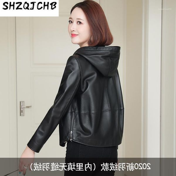 leather jacket for women spring and autumn short sheep single moto women's & faux, Black
leather jacket for women spring and autumn short sheep single moto women's & faux, Black