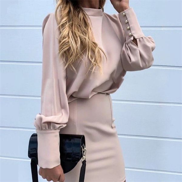 backless woman dress elegant vintage solid sheath slim o-neck mini dress lantern long sleeve autumn summer party dress, Black;gray
backless woman dress elegant vintage solid sheath slim o-neck mini dress lantern long sleeve autumn summer party dress, Black;gray