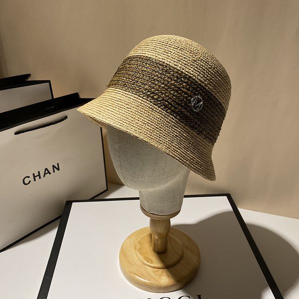 straw woman sharafe straw bucket hat niche designer color matching basin temperament breathable fisherman's hat, Yellow
straw woman sharafe straw bucket hat niche designer color matching basin temperament breathable fisherman's hat, Yellow