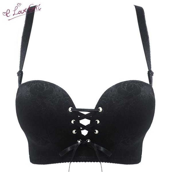 bras e lovegirl black seamless push up bra 1/2 half cup strapless comfort multi-color underwear summer adjustable, Red;black
bras e lovegirl black seamless push up bra 1/2 half cup strapless comfort multi-color underwear summer adjustable, Red;black