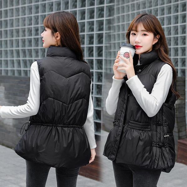 women's vests 2021 autumn and winter vest fashion short slim coat female waistcoat girl outerwear black, Black;white
women's vests 2021 autumn and winter vest fashion short slim coat female waistcoat girl outerwear black, Black;white
