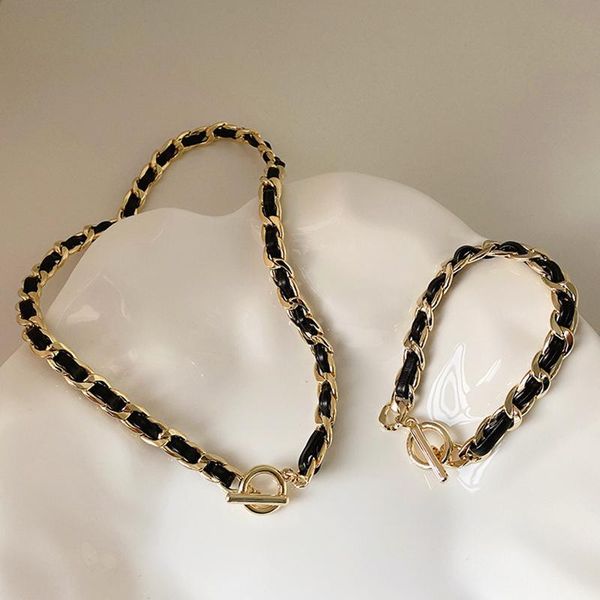 pendant necklaces stainless steel vintage braided leather cord necklace choker for women chain luxury fashion brand jewelry z291, Silver
pendant necklaces stainless steel vintage braided leather cord necklace choker for women chain luxury fashion brand jewelry z291, Silver