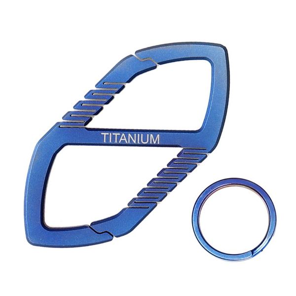 titanium carabiner ultralight alloy key chain quick-release holder with ring cords, slings and webbing
titanium carabiner ultralight alloy key chain quick-release holder with ring cords, slings and webbing