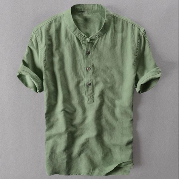 men's casual shirts fashion cotton linen summer solid color vintage man v neck pullover short sleeve soft tee shirt, White;black
men's casual shirts fashion cotton linen summer solid color vintage man v neck pullover short sleeve soft tee shirt, White;black