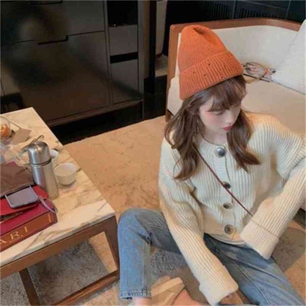 fashion women's sweater autumn gentle wind soft waxy wool knitted loose cardigan jacket trend 210520, White
fashion women's sweater autumn gentle wind soft waxy wool knitted loose cardigan jacket trend 210520, White