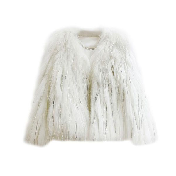 women's jackets winter young slimming and short faux fur coat women 's woven slim clothes, Black;brown
women's jackets winter young slimming and short faux fur coat women 's woven slim clothes, Black;brown