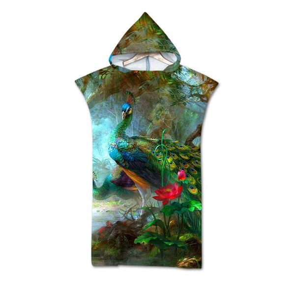 towel double sided printed peacock pattern beach baby for man woman hooded bath soft aht24
towel double sided printed peacock pattern beach baby for man woman hooded bath soft aht24