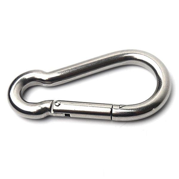 keychains climbing button carabiner hook stainless steel spring metal hooks buckle camping hiking safety protector durable keychain outdoo, Silver
keychains climbing button carabiner hook stainless steel spring metal hooks buckle camping hiking safety protector durable keychain outdoo, Silver