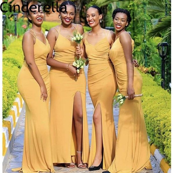 bridesmaid dress yellow dresses spaghetti straps floor length side slit mermaid silk satin wedding party, White;pink
bridesmaid dress yellow dresses spaghetti straps floor length side slit mermaid silk satin wedding party, White;pink
