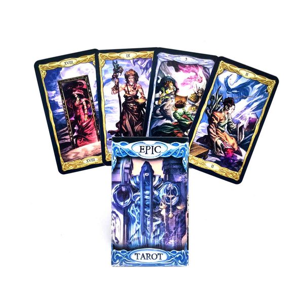 new the epic tarot cards and pdf guidance divination deck entertainment parties board game support drop shipping 78 pcs/box
new the epic tarot cards and pdf guidance divination deck entertainment parties board game support drop shipping 78 pcs/box