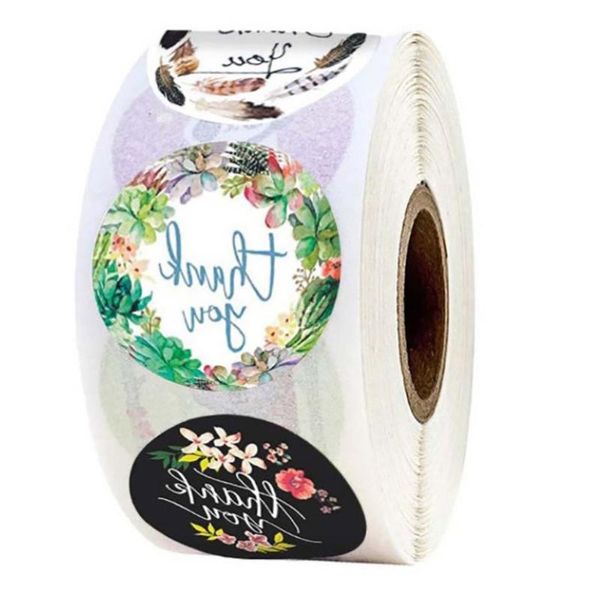 gift wrap 500pcs/roll thank you flower stickers self adhesive handmade labels wedding favors party decoration
gift wrap 500pcs/roll thank you flower stickers self adhesive handmade labels wedding favors party decoration