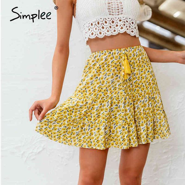 lace up floral print skirt women bohemian high waist a-line female mini spring summer holiday ladies skirts 210414, Black
lace up floral print skirt women bohemian high waist a-line female mini spring summer holiday ladies skirts 210414, Black