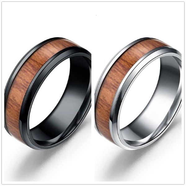 wedding rings yingwu 316l stainless steel finger durable vintage titanium 8mm ring wood grain jewelry for men, Slivery;golden
wedding rings yingwu 316l stainless steel finger durable vintage titanium 8mm ring wood grain jewelry for men, Slivery;golden