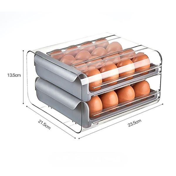 storage bottles & jars 32 grid egg holder plastic drawer type keep fresh box container drop proof rack for kitchen refrigerator
storage bottles & jars 32 grid egg holder plastic drawer type keep fresh box container drop proof rack for kitchen refrigerator