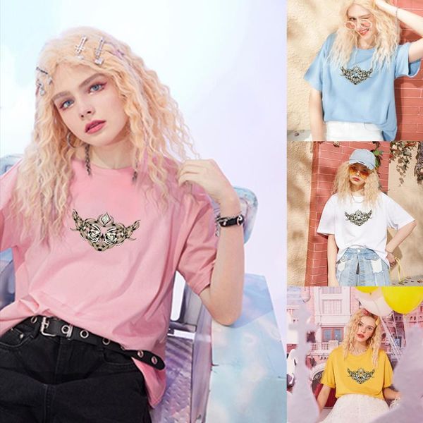 women's t-shirt cartoon pattern print girly style 100%cotton much colour fashion short-sleeve tees round neck tshirt, White
women's t-shirt cartoon pattern print girly style 100%cotton much colour fashion short-sleeve tees round neck tshirt, White