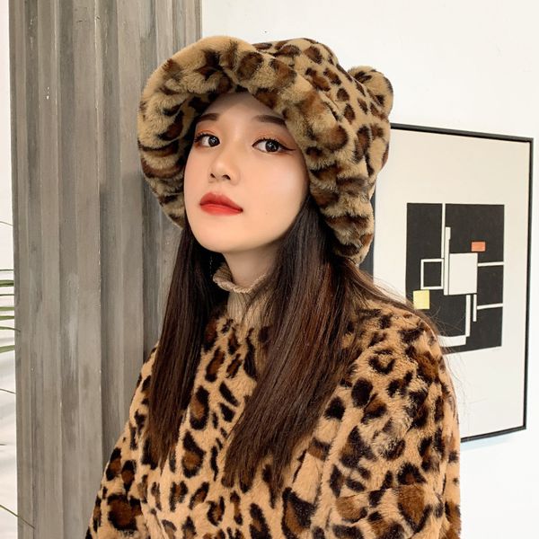 autumn and winter plush leopard fisherman's designer fashion versatile cute ear protection warm children's net red hat personality
autumn and winter plush leopard fisherman's designer fashion versatile cute ear protection warm children's net red hat personality