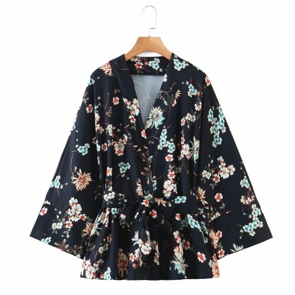 spring women flower printing sashes kimono shirt female nine quarter sleeve blouse casual lady loose blusas s8656 210430, White
spring women flower printing sashes kimono shirt female nine quarter sleeve blouse casual lady loose blusas s8656 210430, White