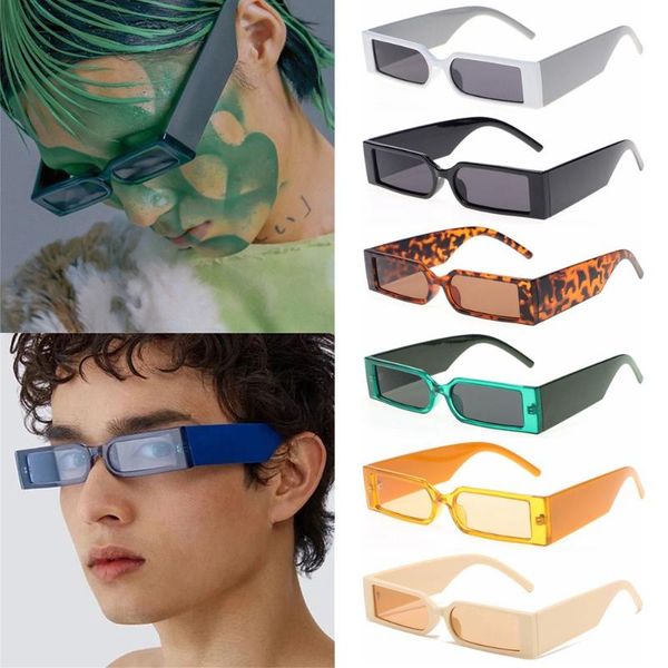 sunglasses fashion shades uv 400 eyewear rectangle sun glasses small frame hip hop, White;black
sunglasses fashion shades uv 400 eyewear rectangle sun glasses small frame hip hop, White;black