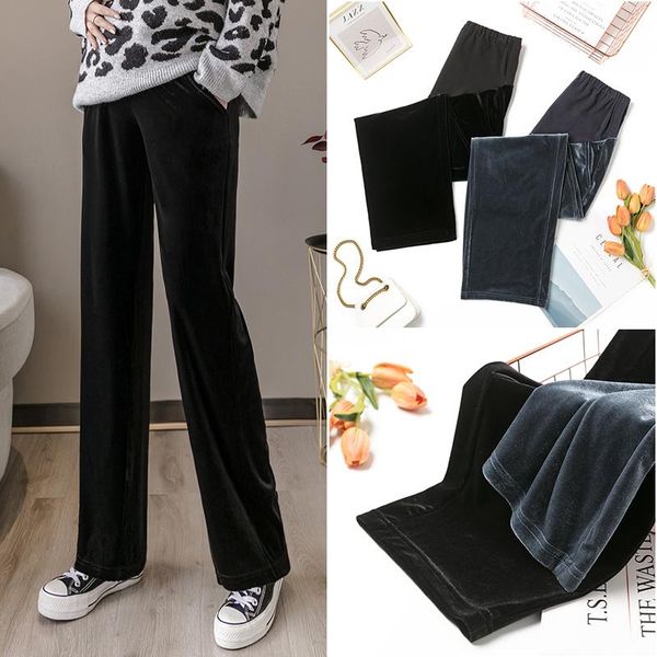 velvet pregnant women pants trousers autumn and winter clothes maternity fashion wide leg thickening plus bottoms, White
velvet pregnant women pants trousers autumn and winter clothes maternity fashion wide leg thickening plus bottoms, White