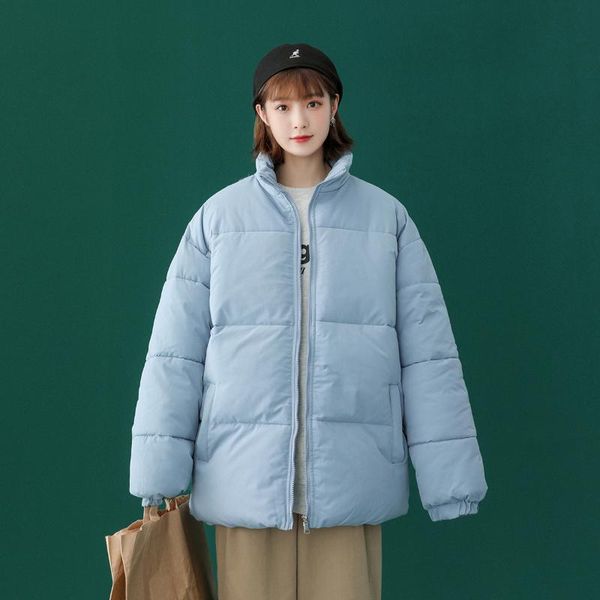 women's down & parkas winter women 2021 casual solid loose thick warm jackets coats stand collar female outwear chaquetas mujer, Black
women's down & parkas winter women 2021 casual solid loose thick warm jackets coats stand collar female outwear chaquetas mujer, Black