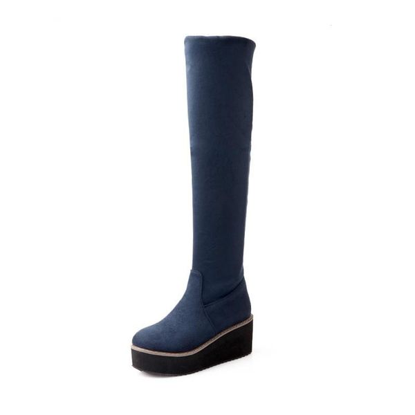 boots womens platform stretchy faux suede over the knee slim fit elegant lady shoes botas feminina round toe slip on footwear, Black
boots womens platform stretchy faux suede over the knee slim fit elegant lady shoes botas feminina round toe slip on footwear, Black