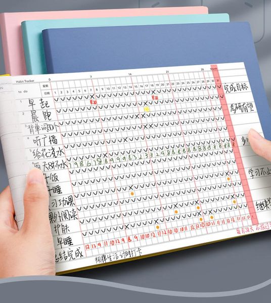 self discipline notebook check-in task plan planner accessories time management book for student schedule with mind map notepads, Purple;pink
self discipline notebook check-in task plan planner accessories time management book for student schedule with mind map notepads, Purple;pink