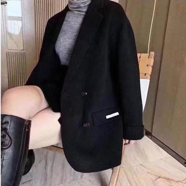women's wool & blends 2021 double-sided cashmere coat tweed medium and long clothing manufacturer wholesale, Black
women's wool & blends 2021 double-sided cashmere coat tweed medium and long clothing manufacturer wholesale, Black