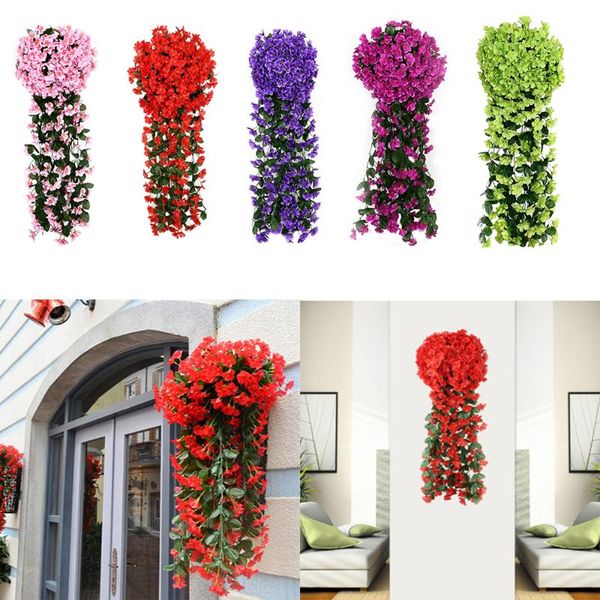 decorative flowers & wreaths artifical hydrangea flower violet hanging garland vine indoor outdoor home decor wedding balcony corridor
decorative flowers & wreaths artifical hydrangea flower violet hanging garland vine indoor outdoor home decor wedding balcony corridor