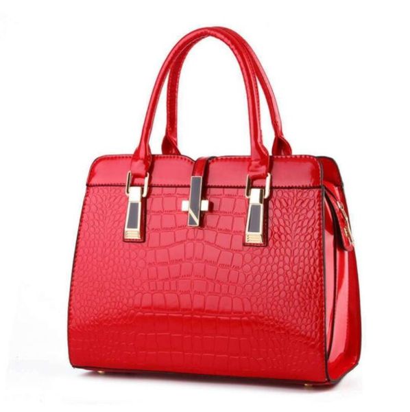 shoulder bags bright leather fashion shopping handbag european american style bag portable tote high capacity lady
shoulder bags bright leather fashion shopping handbag european american style bag portable tote high capacity lady