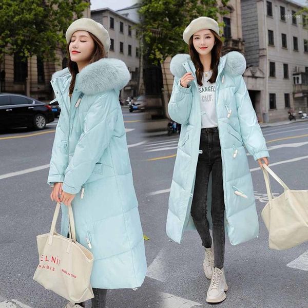 women's down & parkas winter long women fashion thick fur hooded coats elegant collected cotton padded jacket female, Black
women's down & parkas winter long women fashion thick fur hooded coats elegant collected cotton padded jacket female, Black